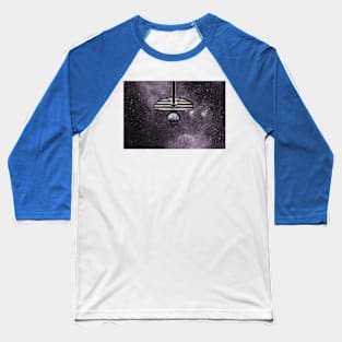 Basketball Earth Baseball T-Shirt